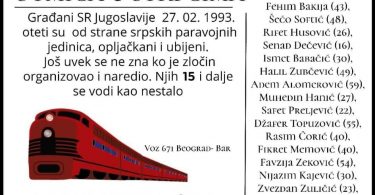 Štrpci saopštenje
