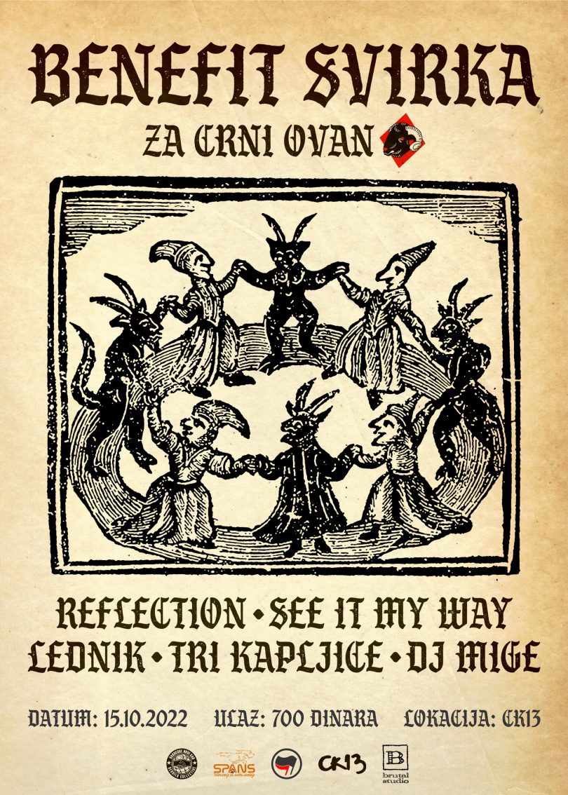 Benefit svirka za Crni ovan
